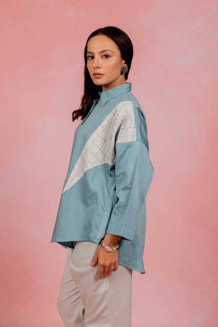Blue Ease Coord Set