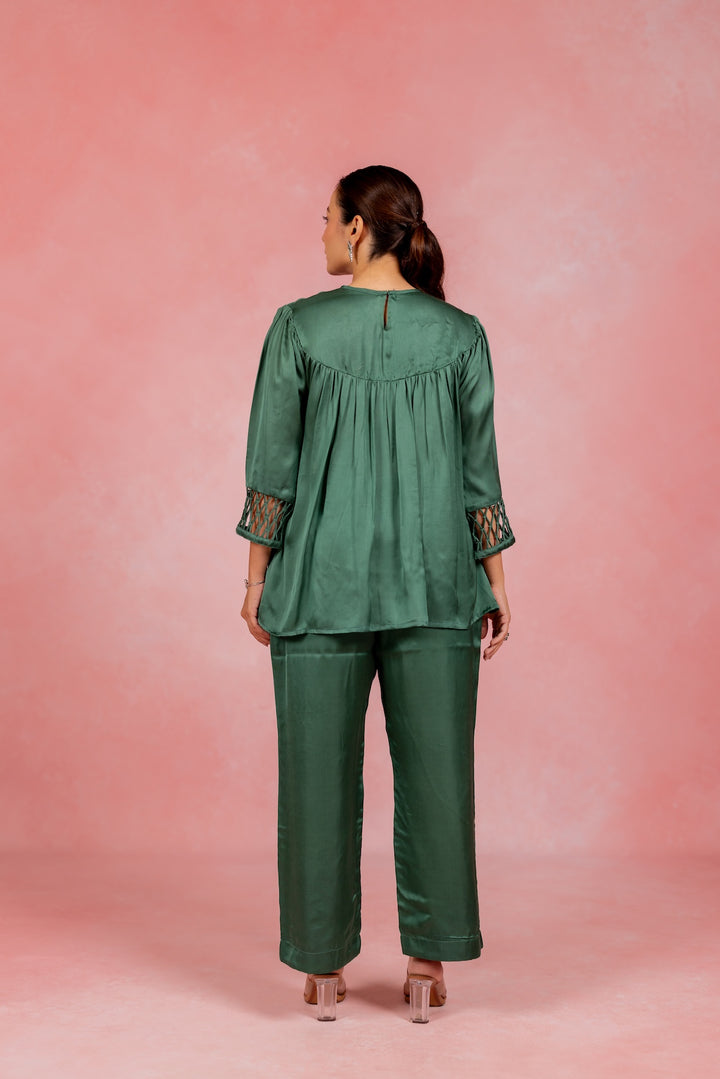Emerald Bloom Top