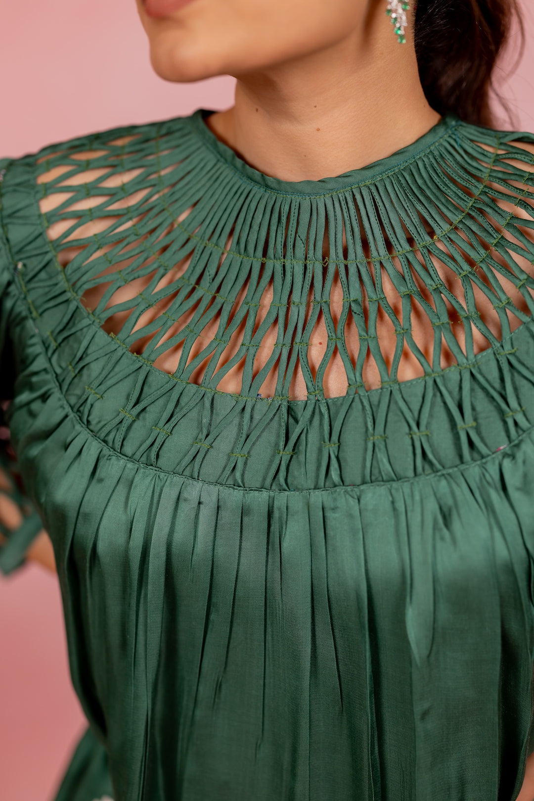 Emerald Bloom Top