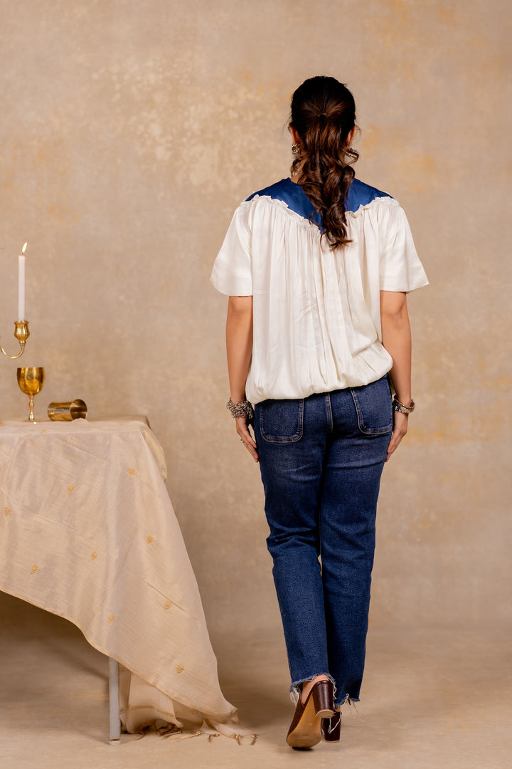 Ethereal Pleated Top