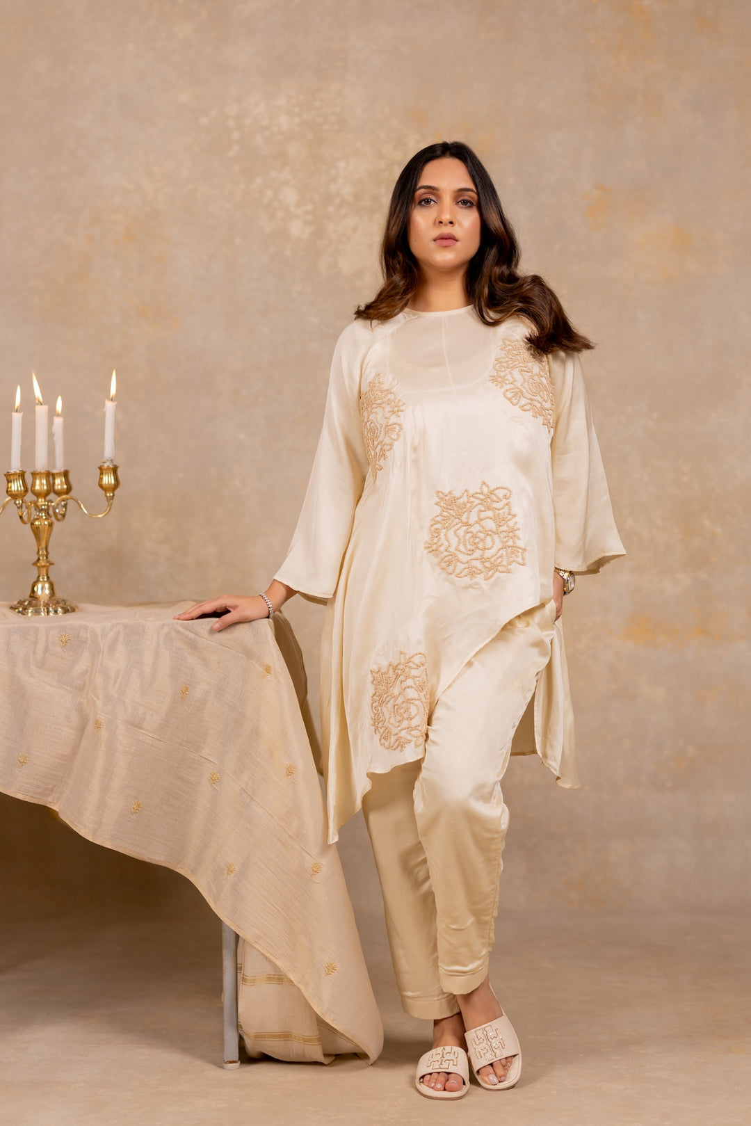Ivory Bloom Coord Set