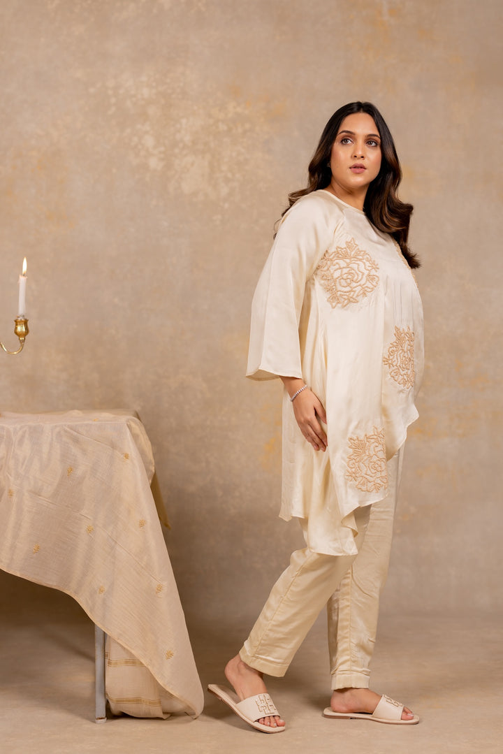 Ivory Bloom Top