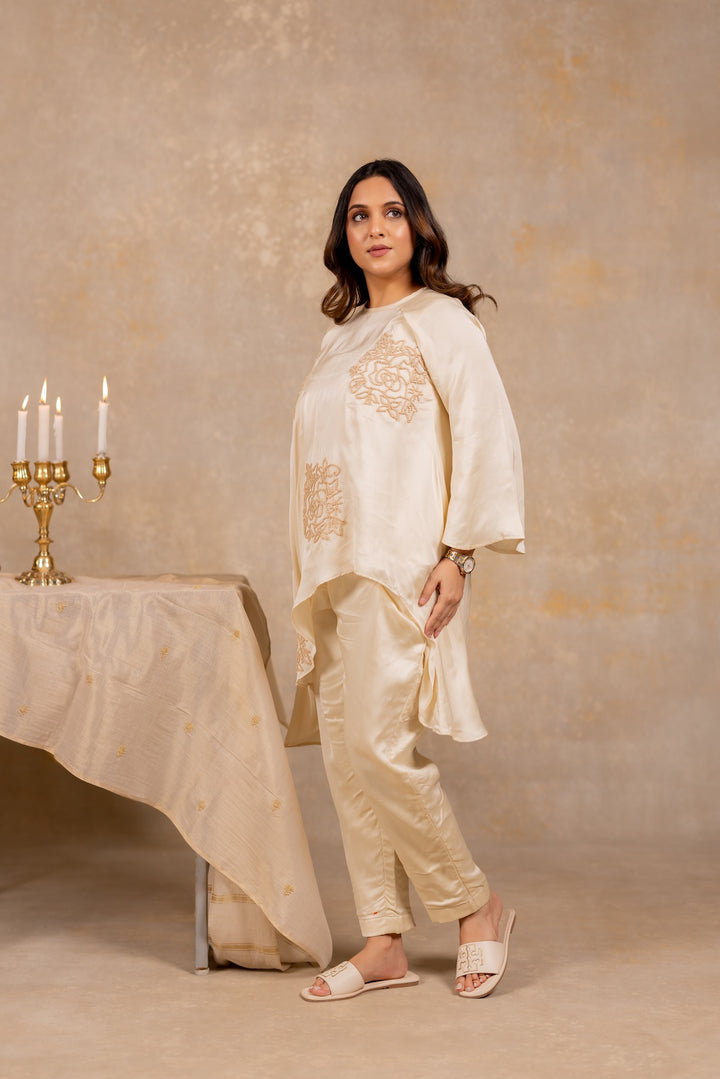 Ivory Bloom Top