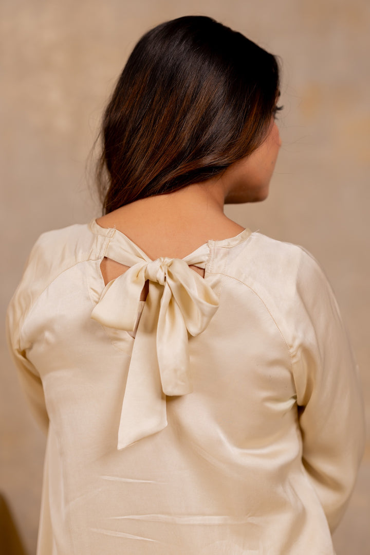 Ivory Bloom Top
